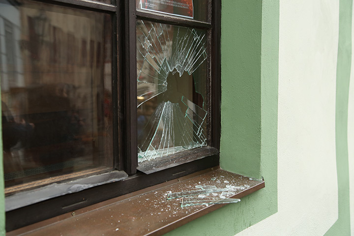 A2B Glass are able to board up broken windows while they are being repaired in Brackley.